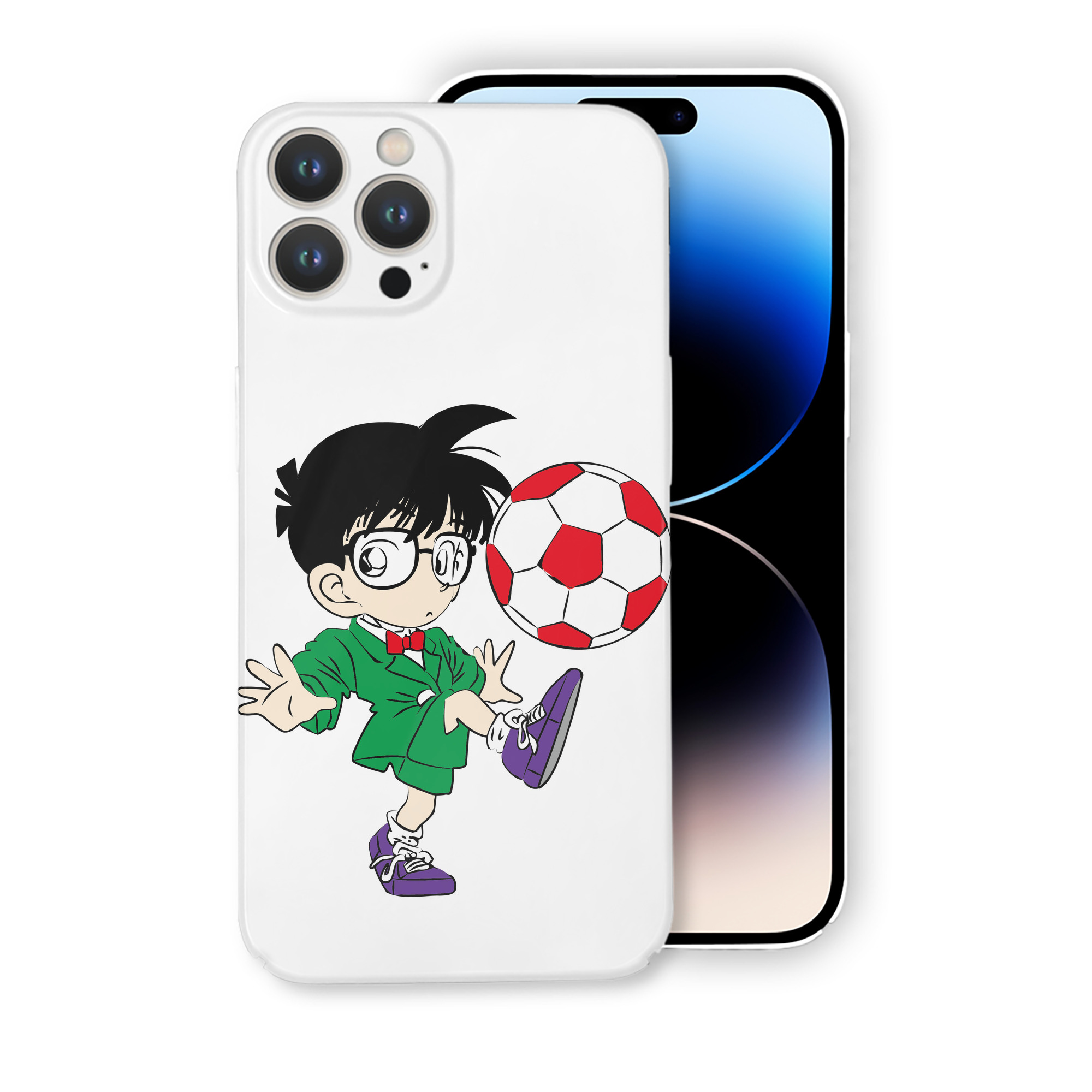 （画像用） 名探偵コナン 江戸川 コナン Detective Conan Conan Edogawa 【iPhone 14シリーズ対応】ハードケース